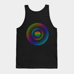 Circled Optical Illusion - #15 Tank Top